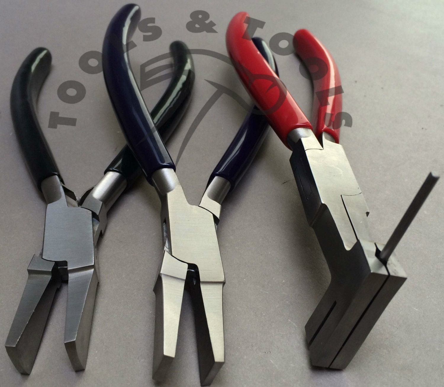 3 Sizes of Circular Nose Wire Winding Pliers for Cutting C-shaped