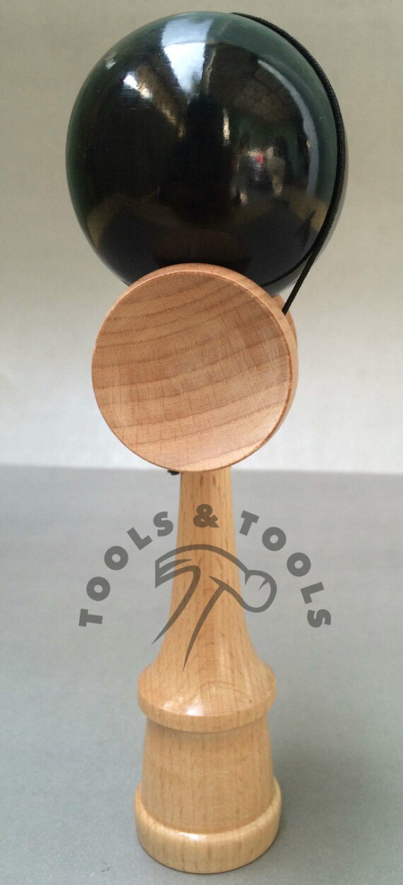 Azul De Calidad Madera Haya De Madera Kendama Juguete de Madera de competencia Acabado Brillante