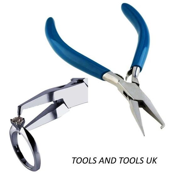 7 Blue Long Nose Crafting Pliers