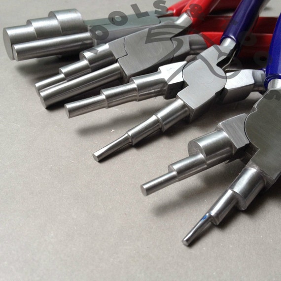 Wrap n Tap 3 stepped forming pliers Multi size bail making 4 x 6 x 8 mm Prestige