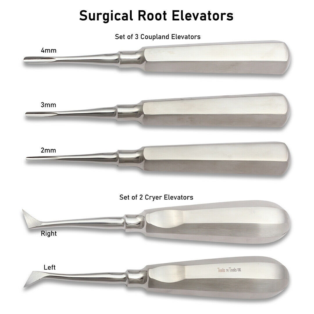 Dental Root Elevators Coupland/ Cryer Tooth Luxation Extractor Etsy