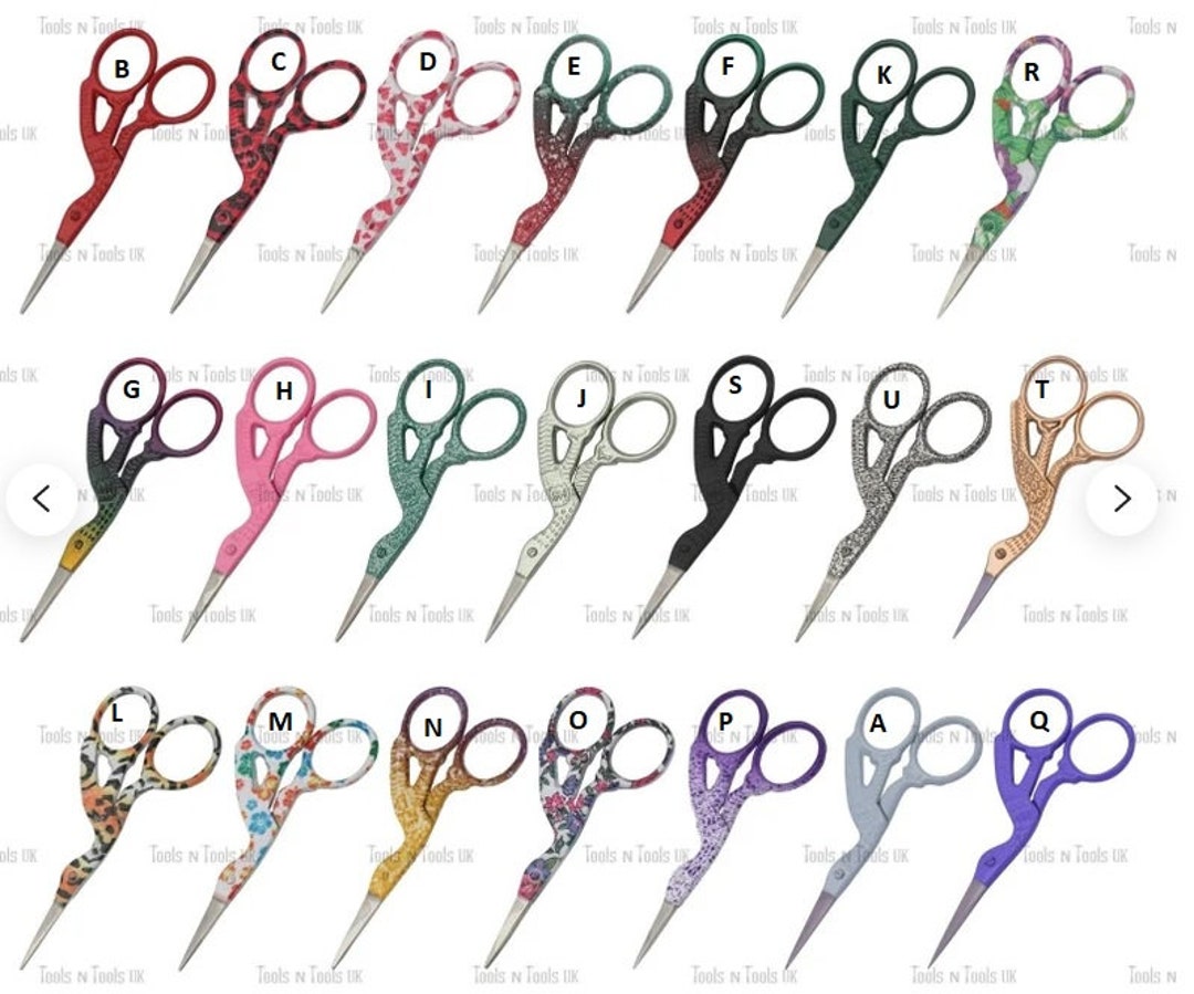 3.5 Multi Purpose Bird/ Stork Small Beauty Embroidery Fancy Scissors 21  Styles