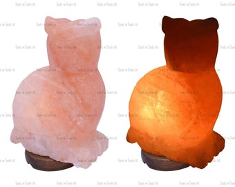 1 X Owl Shape Electric Himalayan Salt Table Lamp Purify Rock Natural Ionizer