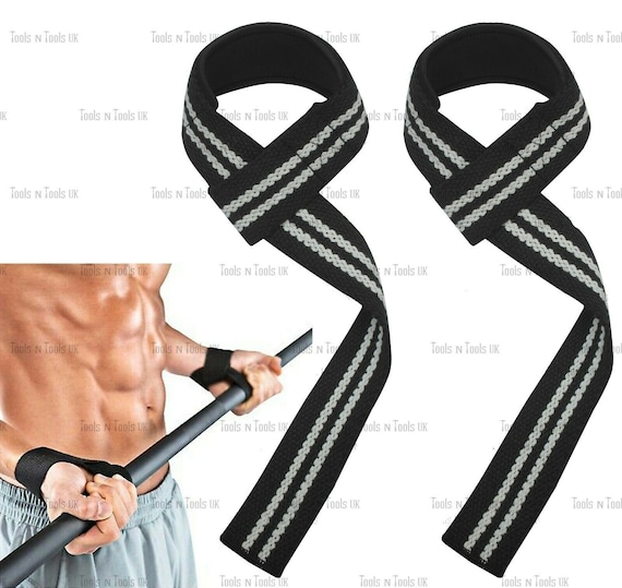Pro Gel Padded Gym Straps Weight Lifting Training Wrap Hand Etsy