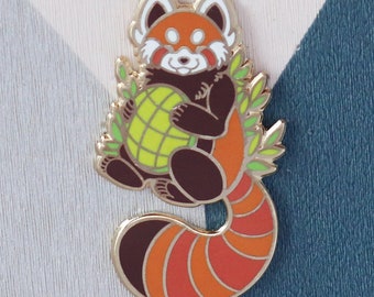 Melon Panda Enamel Pin