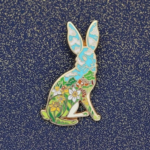 Hare Enamel Pin