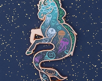 Kelpie Enamel Pin