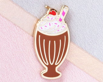 Chocolate Milkshake Mini Pin