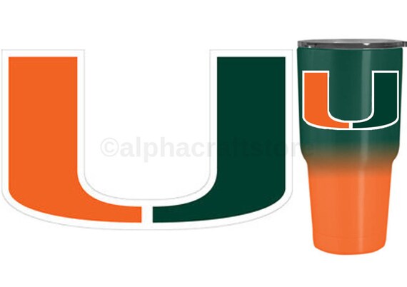 miami hurricanes yeti tumbler