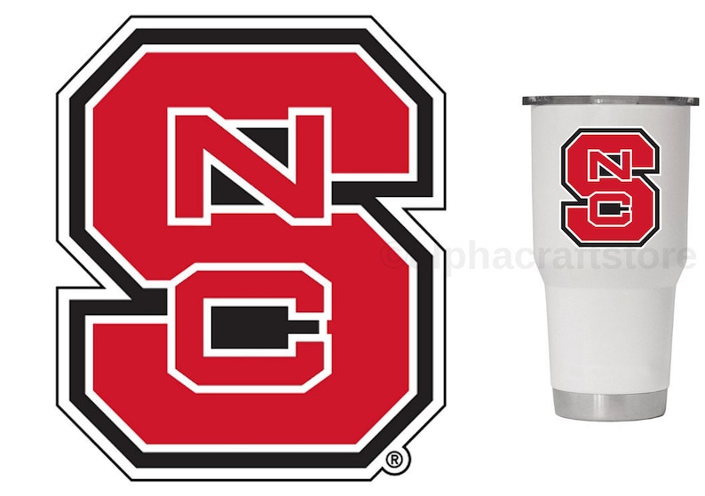 North Carolina State Wolfpack NCAA Decal Sticker Car Truck Window Laptop Wall