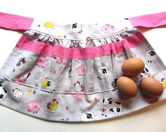 Child's Farm Friends Egg Collecting Apron