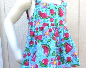 Blue Watermelon Sun Top