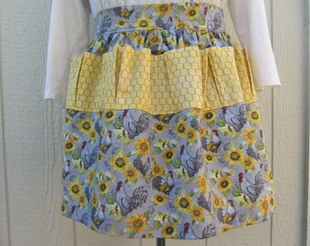 Sunflower Gold Egg Collecting Apron