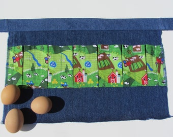 Boys Little Farmer Egg Collecting Apron