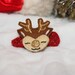 Cute Reindeer - Hair Clip - Christmas Hair 