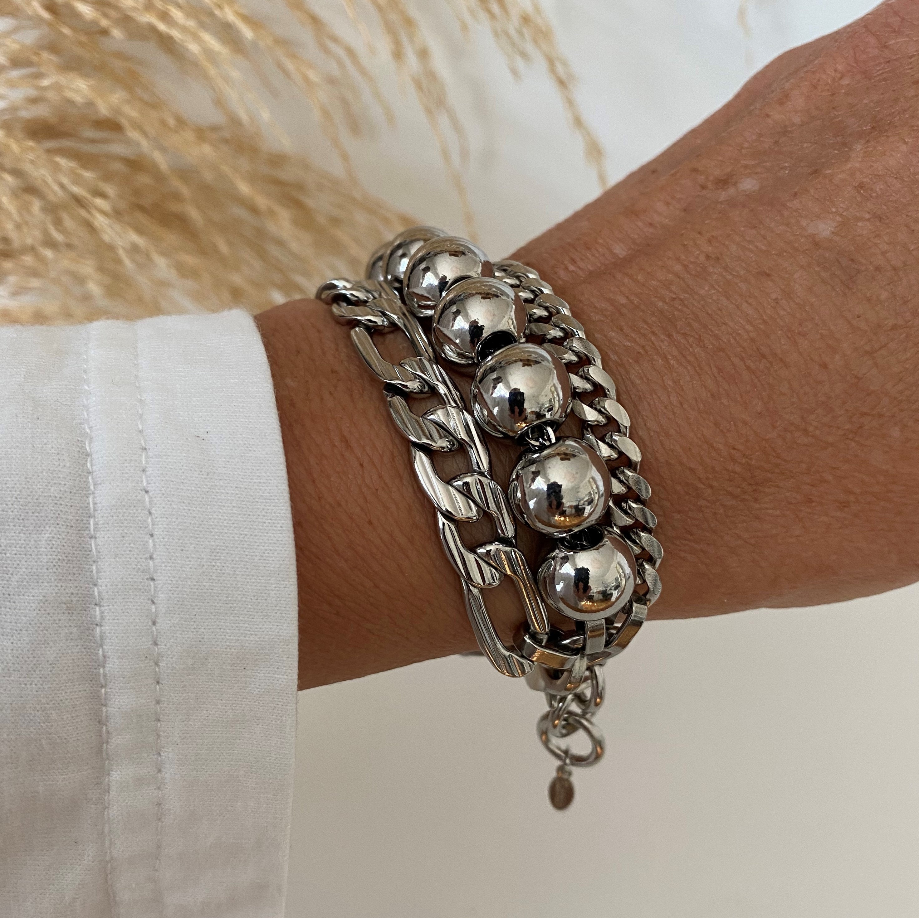 【LONE ONES】 Silk Link Bracelet S LONE ONES】 Silk Link Bracelet S