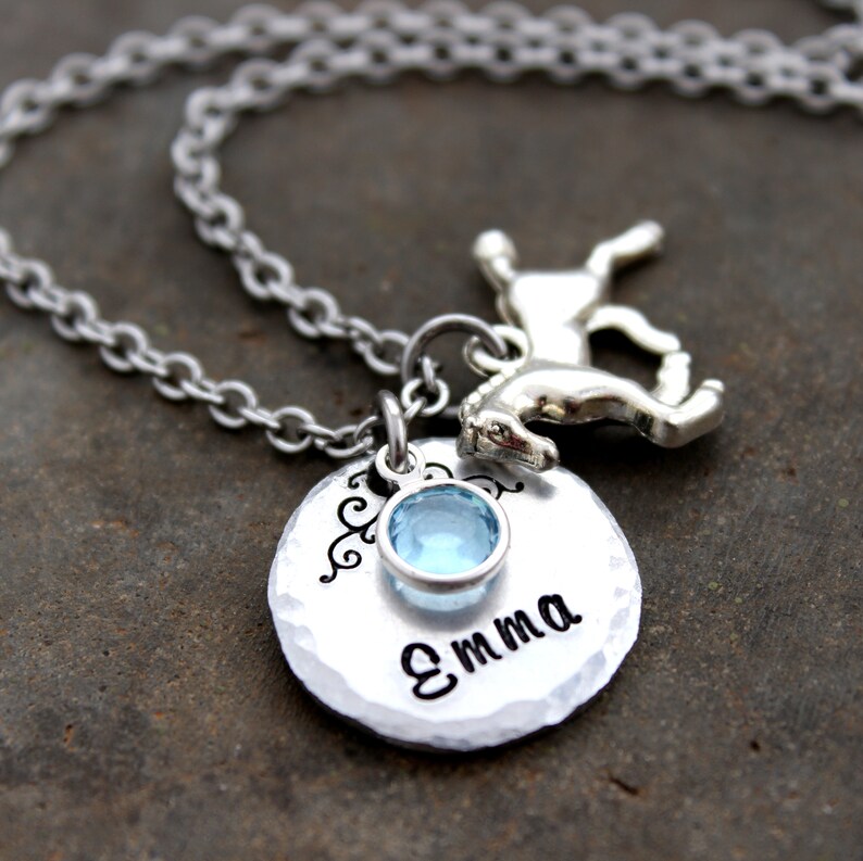 Personalized Horse Necklace Girls Horse Gifts for Girls Etsy