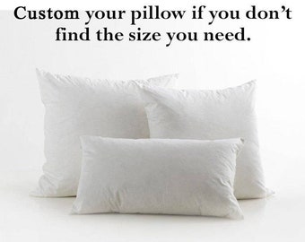 Pillow Insert With Memory Foam Fill 20 X 20 Etsy