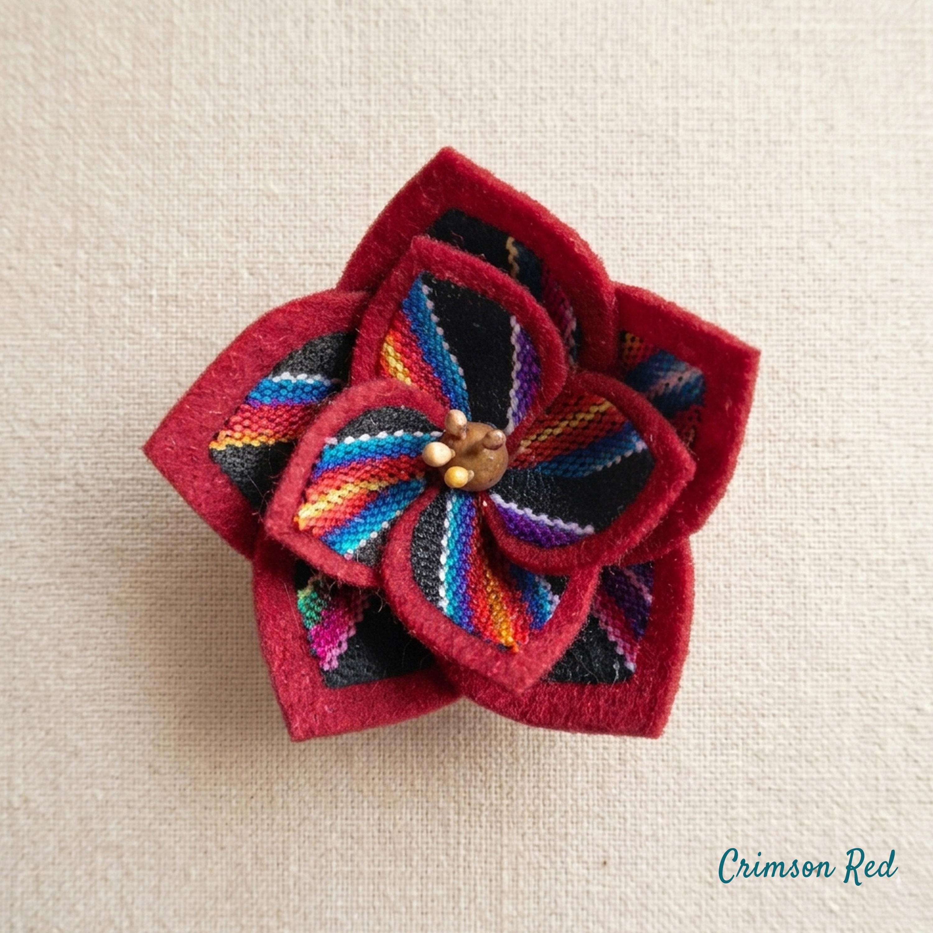 Colorful Flowers Design Wool Woven Handcrafted 3 main image 4