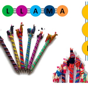 Kleiner Lama-Stift, Lama-Schlüsselanhänger, Lama-Magnet, ethnische Dekoration, Jubiläumsgeschenke, Geschenktütenfüller-Zubehör, Boho-Charm-Tasche