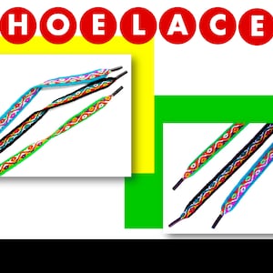 ペルーのリボン靴紐、部族風靴紐、エスニックな布製ストラップ、ペルーの靴ひも、部族風トリム、スニーカー、ブーツ、グラディエーター