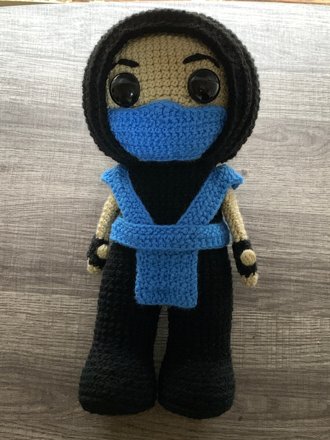 Subzero Inspired Crochet Doll Pattern - Etsy