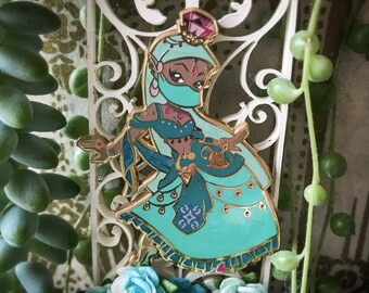 Monster Masquerade: Jinn Pins, Genie Enamel Pins, Creepy Cute Pins, Pastel Goth Pins, Monster Enamel Pins, Belly Dancer Pins