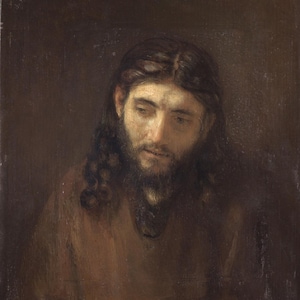 Head of Christ by Rembrandt - Portrait of Jesus Christ - Print - Christian Art - Catholic Gifts - Archival Print in Three Sizes