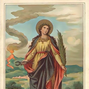 Sant'Agata – 2 misure – Basato su un'immagine sacra d'epoca