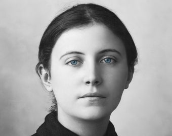 St. Gemma–Vivid Restoration! – Exclusive Photo – 3 Sizes – &quot;Daughter of the Passion of Christ&quot;
