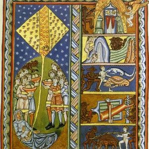 Hildegard of Bingen – &quot;Embodiment of Soul&quot; – Catholic Art Print – Mystic Visions – Archival Quality – Catholic Gift