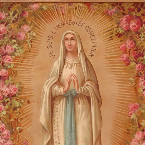 Our Lady of Fatima Virgin Mary Catholic Art Print Blessed - Etsy