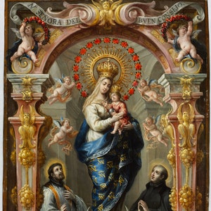 Our Lady of Good Counsel – Bartolome Perez – Catholic Art Print – Archival Quality – Catholic Gift