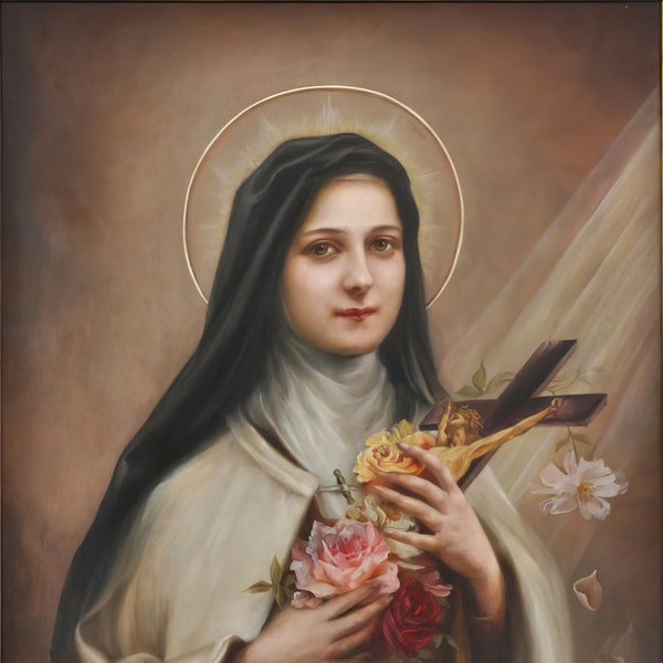 St Therese of Lisieux by Her Sister, Celine Martin  – 3 sizes – Catholic Art Print