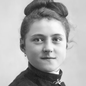 St. Therese – Exclusive Restoration! – Vivid Photo – Saint Theresa Age 15– Catholic Gift