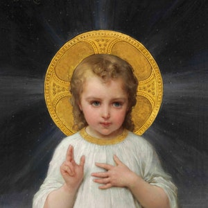 Jesus as a Child – by Émile Munier – Beautiful Catholic Artwork – Catholic Gift – Archival Quality