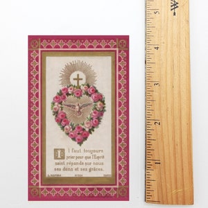 Katholischer Valentinstag - 10/100/1000 Stück - Auf Lager und sofort versandfertig - Restaurierte Vintage Heilige Karte