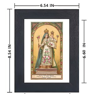 Our Lady of the Rosary – Based on a Vintage Italian Holy Card ...