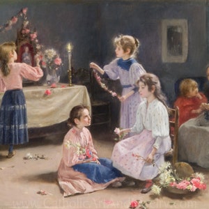 Mary’s Month – May Queening – 3 sizes – by Joan Brull
