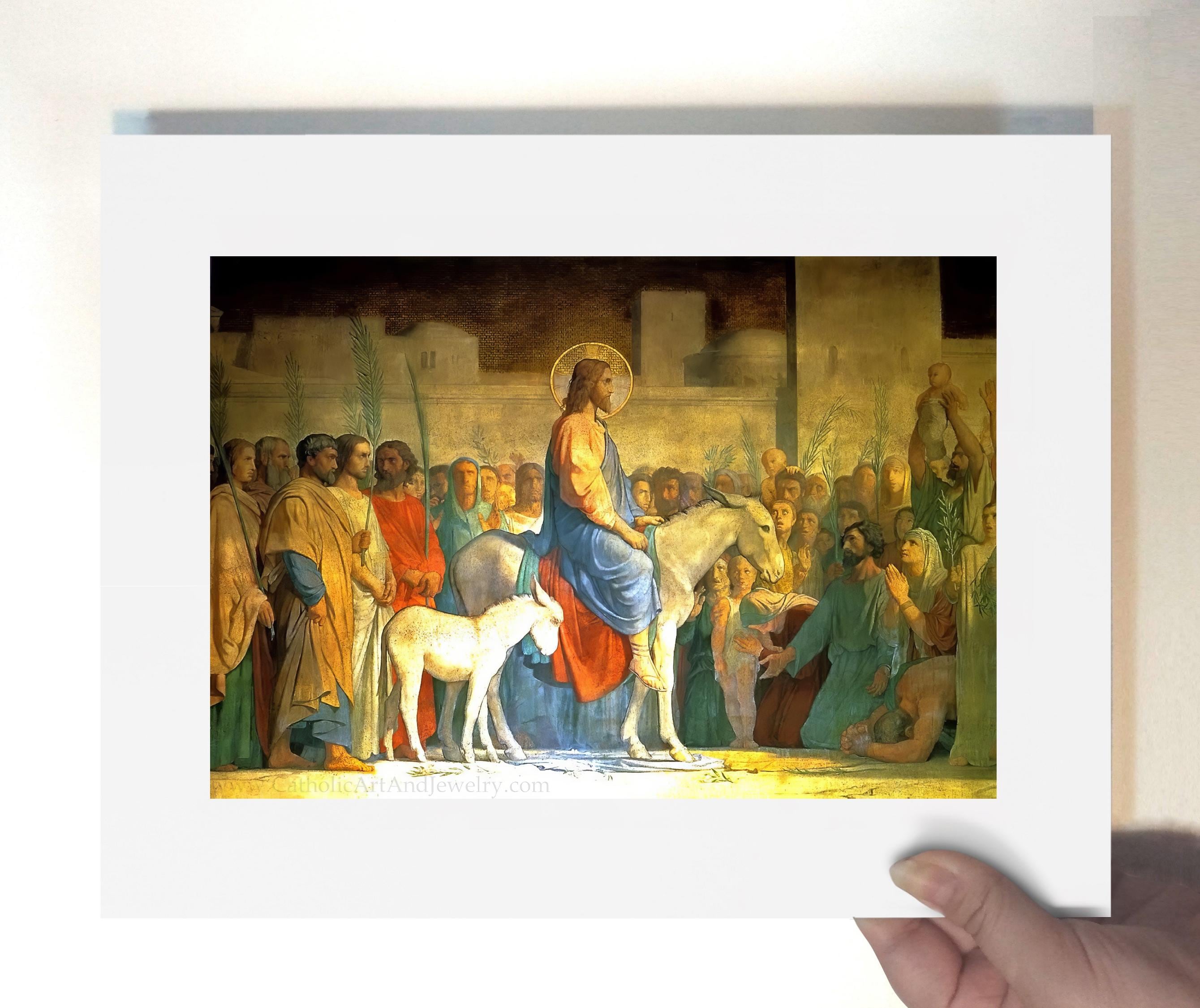 Christ's Entry Into Jerusalem – Jean-hippolyte Flandrin – Catholic