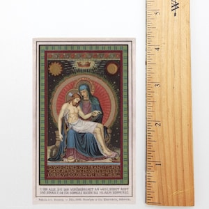 In Thanksgiving for His Sacrifice – Restored Vintage Holy Card – Beuron pack of 10/100/1000