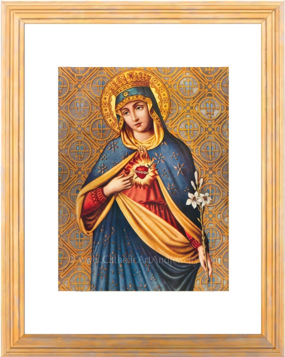 Our Lady of Ollignies (sorrowful Immaculate Heart) - Etsy