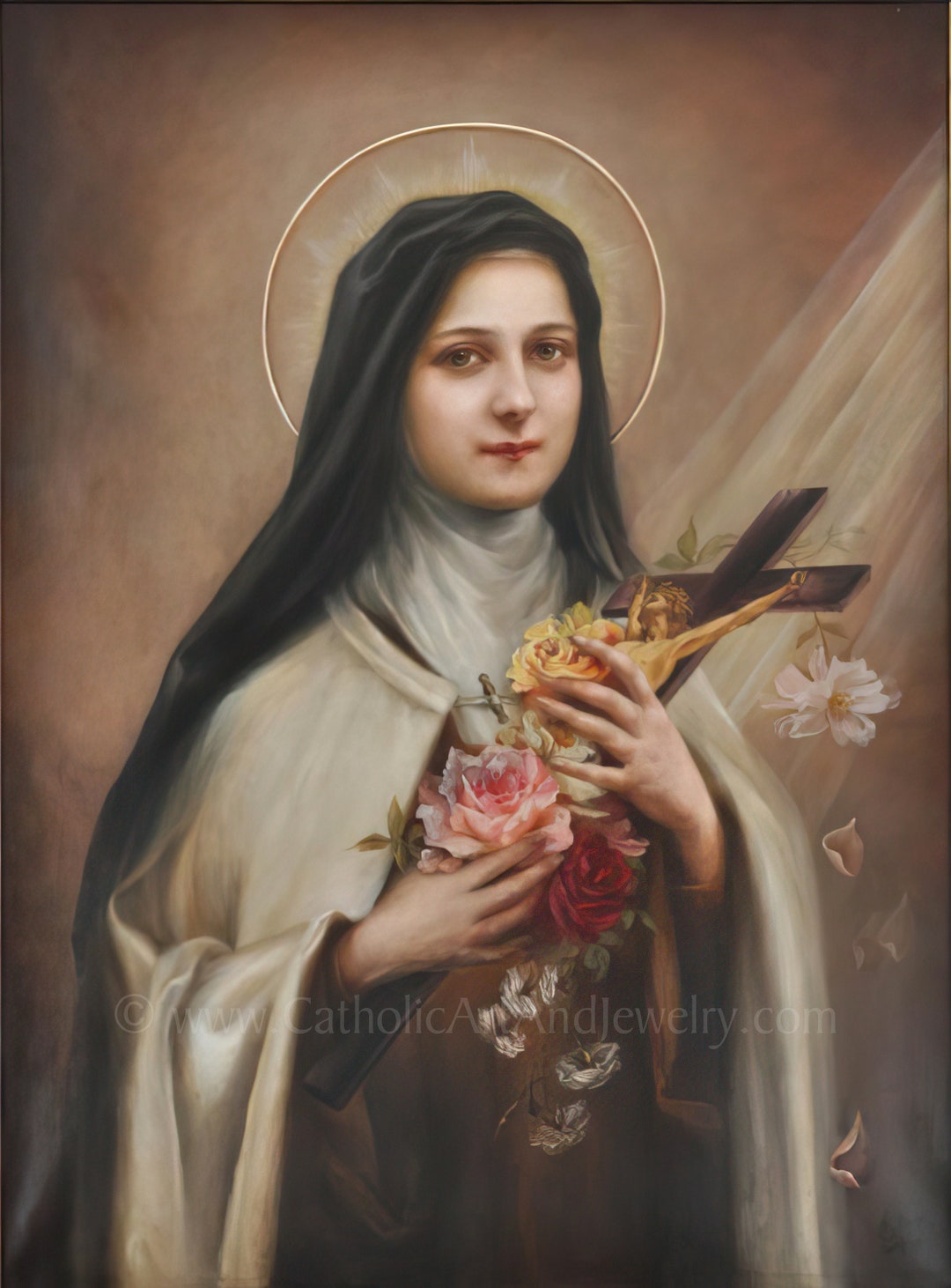 St Therese of Lisieux by Her Sister, Celine Martin – Catholic Art Print ...