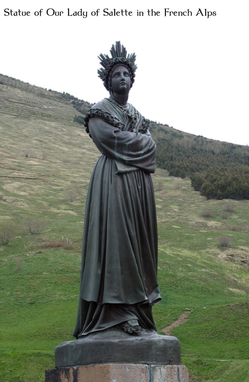 Our Lady of La Salette 3 Sizes Catholic Art Print Etsy