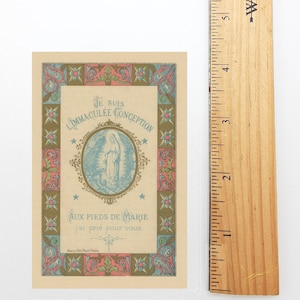 New! Immaculate Conception #2 – Restored Vintage Holy Card – pack of 10/100/1000