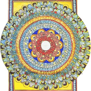 Hildegard of Bingen&#39;s Art: All Beings Celebrate Creation – 3 Sizes – circa 1150 A.D. – Medieval Catholic Art Print – Archival Quality