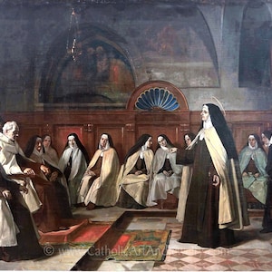 Hl. Teresa von Avila – Kirchenlehrerin – von Benet Mercadé – 3 Größen – Katholischer Kunstdruck