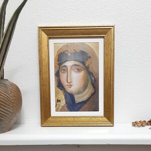 El icono más antiguo de María en Roma – Advocata Nostra – Arte católico – Regalo católico – Calidad de archivo