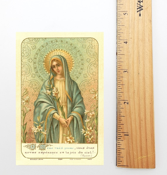 Our Lady of the Lilies – Pack of 10/100/1000 – Restored Vintage