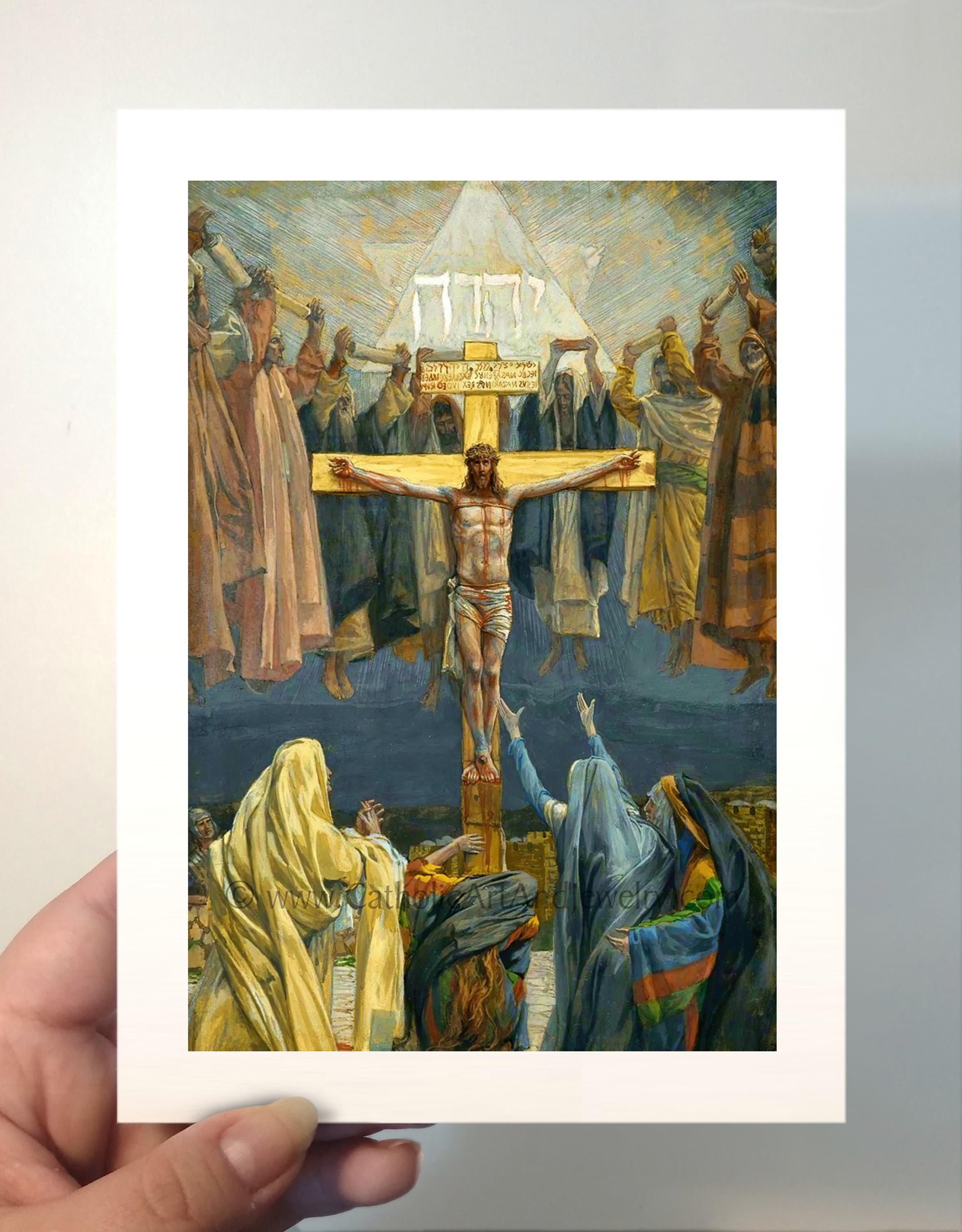 十字架「絵画」画家 終わりました – 磔刑 – 3サイズ – ジェームズ・ティソ作 - Etsy 日本